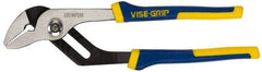 Irwin - 10" OAL, 2" Jaw Length, Groove Joint Pliers - Serrated Jaw, Straight Head, ProTouch Handles - Industrial Tool & Supply