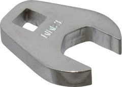 Proto - 1/4" Drive, 12mm, Chrome Finish, Crowfoot Wrench - 61/64" Head Diam, 1.17" OAL, 0.218" Head Thickness - Industrial Tool & Supply