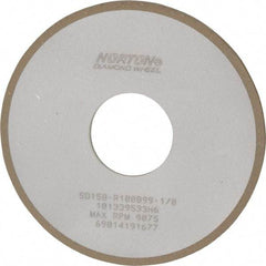 Norton - 4" Diam x 1-1/4" Hole x 1/8" Thick, 150 Grit Surface Grinding Wheel - Diamond, Type 1A1, Very Fine Grade, Resinoid Bond - Industrial Tool & Supply