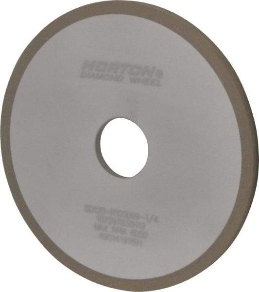 Norton - 6" Diam x 1-1/4" Hole x 1/4" Thick, 120 Grit Surface Grinding Wheel - Diamond, Type 1A1, Fine Grade, Resinoid Bond - Industrial Tool & Supply