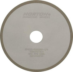 Norton - 7" Diam x 1-1/4" Hole x 1/4" Thick, 100 Grit Surface Grinding Wheel - Diamond, Type 1A1, Fine Grade, Resinoid Bond - Industrial Tool & Supply