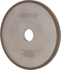 Norton - 7" Diam x 1-1/4" Hole x 3/8" Thick, 220 Grit Surface Grinding Wheel - Diamond, Type 1A1, Very Fine Grade, Resinoid Bond - Industrial Tool & Supply