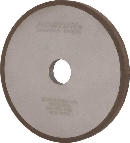 Norton - 7" Diam x 1-1/4" Hole x 1/2" Thick, 180 Grit Surface Grinding Wheel - Diamond, Type 1A1, Very Fine Grade, Resinoid Bond - Industrial Tool & Supply