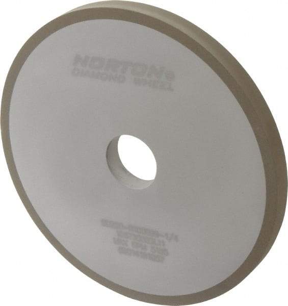 Norton - 7" Diam x 1-1/4" Hole x 1/2" Thick, 220 Grit Surface Grinding Wheel - Diamond, Type 1A1, Very Fine Grade, Resinoid Bond - Industrial Tool & Supply