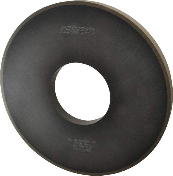 Norton - 14" Diam x 5" Hole x 1" Thick, 120 Grit Surface Grinding Wheel - Diamond, Type 1A1, Fine Grade, Resinoid Bond - Industrial Tool & Supply