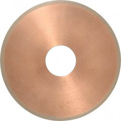 Norton - 5" Diam x 1-1/4" Hole, 320 Grit Surface Grinding Wheel - Diamond, Type 1A1R, Fine Grade - Industrial Tool & Supply