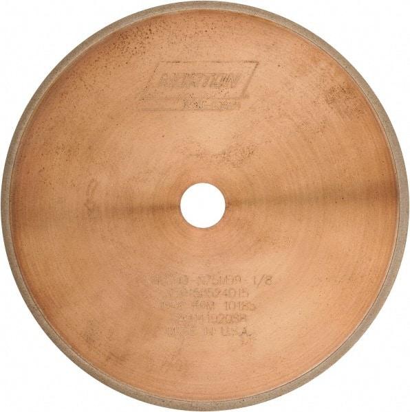 Norton - 6" Diam x 5/8" Hole, 100 Grit Surface Grinding Wheel - Diamond, Type 1A1R, Coarse Grade - Industrial Tool & Supply