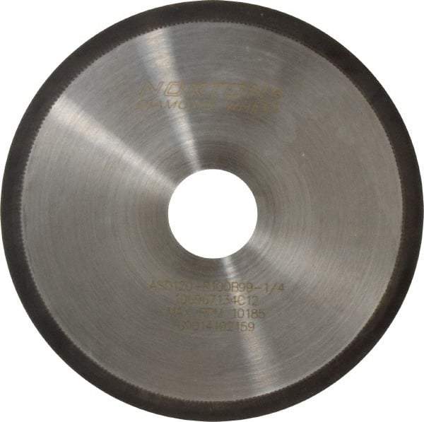 Norton - 6" Diam x 1-1/4" Hole, 120 Grit Surface Grinding Wheel - Type 1A1R, Coarse Grade - Industrial Tool & Supply