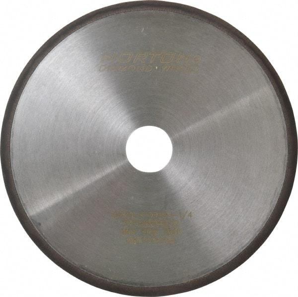 Norton - 8" Diam x 1-1/4" Hole, 120 Grit Surface Grinding Wheel - Diamond, Type 1A1R, Coarse Grade - Industrial Tool & Supply