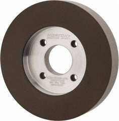 Norton - 5" Diam, 1-1/4" Hole Size, 1" Overall Thickness, 320 Grit, Type 6 Tool & Cutter Grinding Wheel - Extra Fine Grade, Diamond, Resinoid Bond - Industrial Tool & Supply