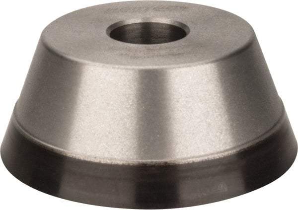 Norton - 3" Diam, 3/4" Hole Size, 1-1/4" Overall Thickness, 120 Grit, Type 11 Tool & Cutter Grinding Wheel - Fine Grade, Diamond, Resinoid Bond - Industrial Tool & Supply