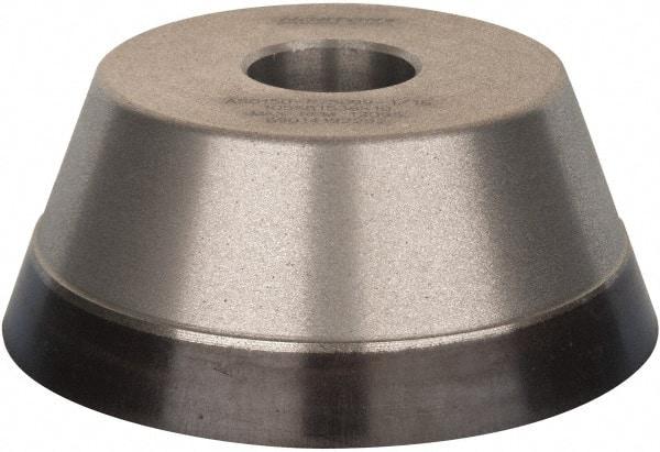 Norton - 3" Diam, 3/4" Hole Size, 1-1/4" Overall Thickness, 150 Grit, Type 11 Tool & Cutter Grinding Wheel - Very Fine Grade, Diamond, Resinoid Bond - Industrial Tool & Supply