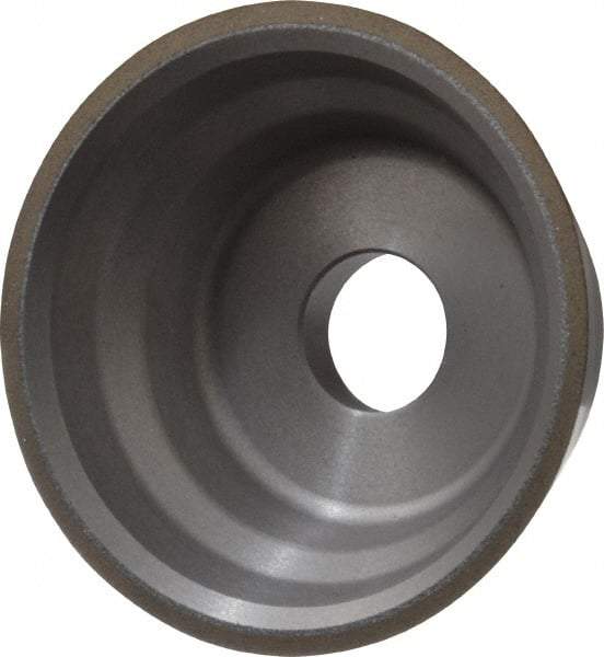 Norton - 3" Diam, 3/4" Hole Size, 1-1/4" Overall Thickness, 150 Grit, Type 11 Tool & Cutter Grinding Wheel - Very Fine Grade, Diamond, Resinoid Bond - Industrial Tool & Supply