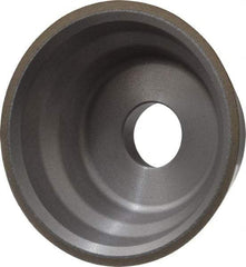 Norton - 3" Diam, 3/4" Hole Size, 1-1/4" Overall Thickness, 150 Grit, Type 11 Tool & Cutter Grinding Wheel - Very Fine Grade, Diamond, Resinoid Bond - Industrial Tool & Supply