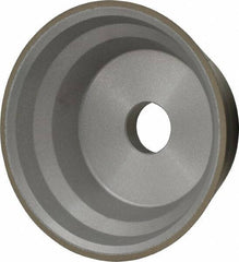 Norton - 3-3/4" Diam, 3/4" Hole Size, 1-1/2" Overall Thickness, 120 Grit, Type 11 Tool & Cutter Grinding Wheel - Fine Grade, Diamond, Resinoid Bond - Industrial Tool & Supply