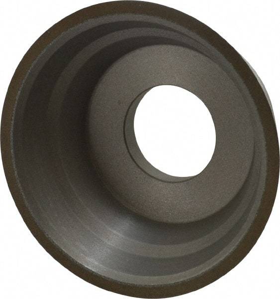 Norton - 3-3/4" Diam, 1-1/4" Hole Size, 1-1/2" Overall Thickness, 150 Grit, Type 11 Tool & Cutter Grinding Wheel - Very Fine Grade, CBN, Resinoid Bond - Industrial Tool & Supply