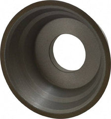 Norton - 3-3/4" Diam, 1-1/4" Hole Size, 1-1/2" Overall Thickness, 150 Grit, Type 11 Tool & Cutter Grinding Wheel - Very Fine Grade, CBN, Resinoid Bond - Industrial Tool & Supply
