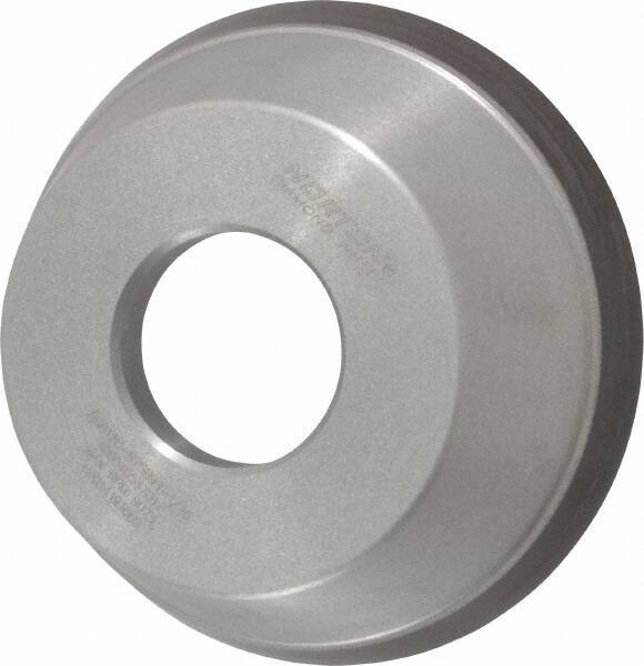 Norton - 3-3/4" Diam, 1-1/4" Hole Size, 1-1/2" Overall Thickness, 120 Grit, Type 11 Tool & Cutter Grinding Wheel - Fine Grade, Diamond, Resinoid Bond - Industrial Tool & Supply