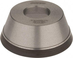 Norton - 3-3/4" Diam, 1-1/4" Hole Size, 1-1/2" Overall Thickness, 120 Grit, Type 11 Tool & Cutter Grinding Wheel - Fine Grade, Diamond, Resinoid Bond - Industrial Tool & Supply