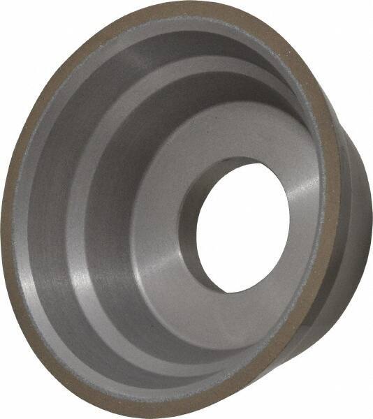 Norton - 3-3/4" Diam, 1-1/4" Hole Size, 1-1/2" Overall Thickness, 150 Grit, Type 11 Tool & Cutter Grinding Wheel - Very Fine Grade, Diamond, Resinoid Bond - Industrial Tool & Supply