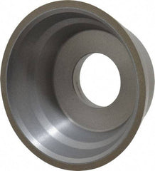 Norton - 3-3/4" Diam, 1-1/4" Hole Size, 1-1/2" Overall Thickness, 150 Grit, Type 11 Tool & Cutter Grinding Wheel - Very Fine Grade, Diamond, Resinoid Bond - Industrial Tool & Supply