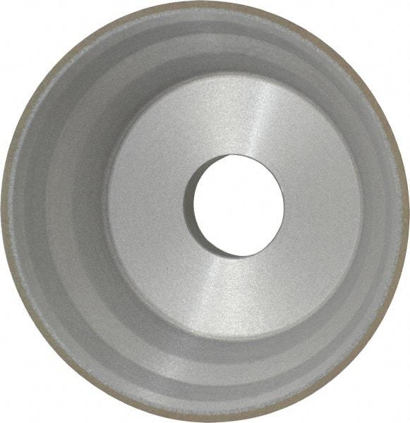 Norton - 5" Diam, 1-1/4" Hole Size, 1-3/4" Overall Thickness, 120 Grit, Type 11 Tool & Cutter Grinding Wheel - Fine Grade, CBN, Resinoid Bond - Industrial Tool & Supply