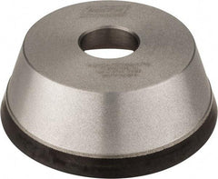 Norton - 5" Diam, 1-1/4" Hole Size, 1-3/4" Overall Thickness, 120 Grit, Type 11 Tool & Cutter Grinding Wheel - Fine Grade, Diamond, Resinoid Bond - Industrial Tool & Supply