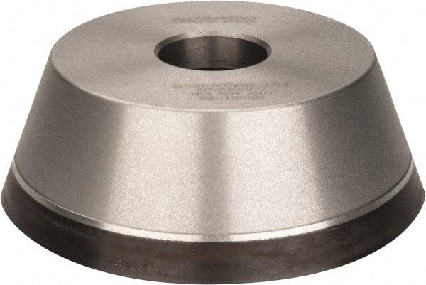 Norton - 5" Diam, 1-1/4" Hole Size, 1-3/4" Overall Thickness, 120 Grit, Type 11 Tool & Cutter Grinding Wheel - Fine Grade, Diamond, Resinoid Bond - Industrial Tool & Supply