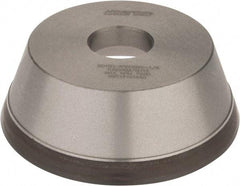 Norton - 5" Diam, 1-1/4" Hole Size, 1-3/4" Overall Thickness, 150 Grit, Type 11 Tool & Cutter Grinding Wheel - Very Fine Grade, Diamond, Resinoid Bond - Industrial Tool & Supply