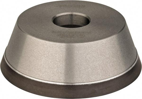 Norton - 5" Diam, 1-1/4" Hole Size, 1-3/4" Overall Thickness, 180 Grit, Type 11 Tool & Cutter Grinding Wheel - Very Fine Grade, Diamond, Resinoid Bond - Industrial Tool & Supply