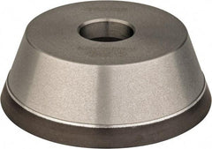 Norton - 5" Diam, 1-1/4" Hole Size, 1-3/4" Overall Thickness, 180 Grit, Type 11 Tool & Cutter Grinding Wheel - Very Fine Grade, Diamond, Resinoid Bond - Industrial Tool & Supply