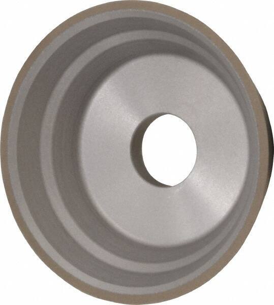 Norton - 5" Diam, 1-1/4" Hole Size, 1-3/4" Overall Thickness, 150 Grit, Type 11 Tool & Cutter Grinding Wheel - Very Fine Grade, Diamond, Resinoid Bond - Industrial Tool & Supply