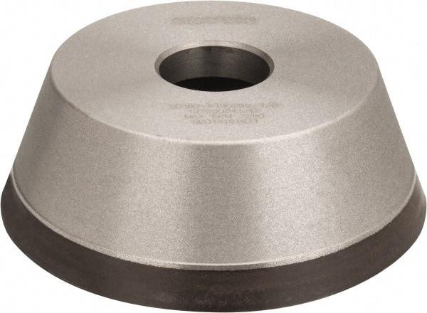 Norton - 5" Diam, 1-1/4" Hole Size, 1-3/4" Overall Thickness, 150 Grit, Type 11 Tool & Cutter Grinding Wheel - Very Fine Grade, Diamond, Resinoid Bond - Industrial Tool & Supply