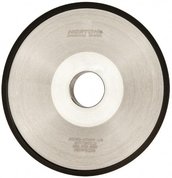 Norton - 6" Diam, 1-1/4" Hole Size, 1" Overall Thickness, 180 Grit, Type 12 Tool & Cutter Grinding Wheel - Very Fine Grade, Diamond, Resinoid Bond - Industrial Tool & Supply