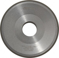 Norton - 3" Diam, 3/4" Hole Size, 7/16" Overall Thickness, 150 Grit, Type 12 Tool & Cutter Grinding Wheel - Very Fine Grade, Diamond, Resinoid Bond - Industrial Tool & Supply