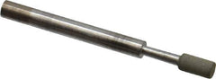 Norton - 1/8" Head Diam x 1/4" Head Thickness Diamond (Abrasive) Grinding Pin - 1/8" Shank Diam x 1-1/2" Shank Length, Very Fine Grade, 220 Grit - Industrial Tool & Supply