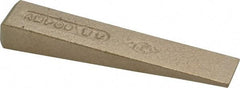 Ampco - 4" OAL Nonsparking Flange Wedge - 3/4" Wide x 1/2" High - Industrial Tool & Supply