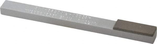 Norton - Very Fine, 1" Length of Cut, Single End Diamond Hone - 220 Grit, 3/8" Wide x 1/4" High x 4" OAL - Industrial Tool & Supply