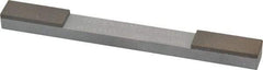 Norton - Fine & Very Fine, 1" Length of Cut, Double End Diamond Hone - 120 & 220 Grit, 3/8" Wide x 1/4" High x 4" OAL - Industrial Tool & Supply
