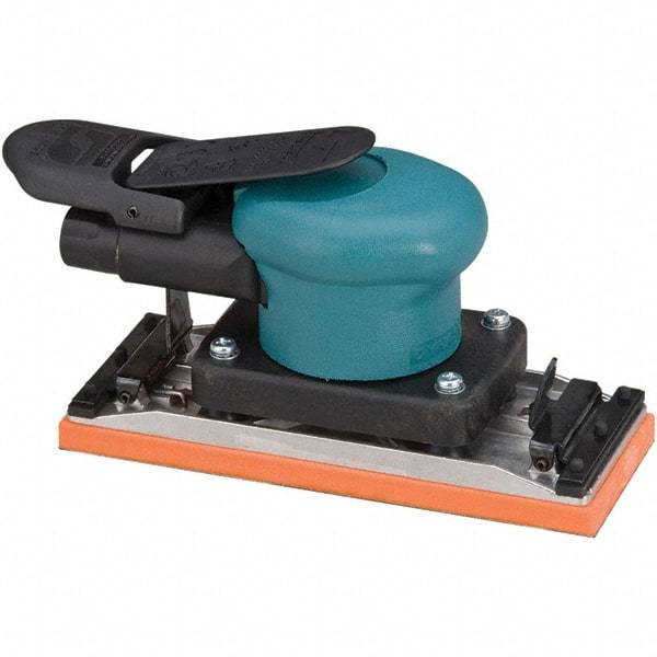 Dynabrade - 13 CFM Air Consumption, Palm Air Orbital Sander - Rectangular Pad, - Industrial Tool & Supply