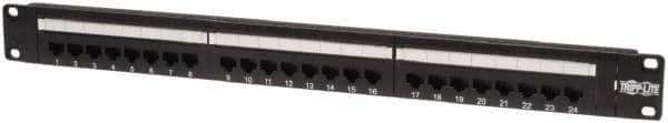 Tripp-Lite - Electrical Enclosure Steel Patch Panel - For Use with Racks - Industrial Tool & Supply
