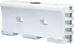 VizCon - 32" High x 6' Max Width Barrier - Low Density Polyethylene, White - Industrial Tool & Supply