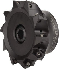 Kennametal - 5" Cut Diam, 0.138" Max Depth, 1-1/2" Arbor Hole, 10 Inserts, XE 16 Insert Style, Indexable Copy Face Mill - C7792VXE16-A5.0Z10R Cutter Style, 2.48" High, Through Coolant, Series 7792 - Industrial Tool & Supply