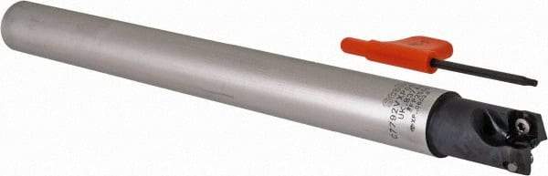 Kennametal - 5/8" Cutting Diam, 5/8" Shank Diam, Straight Shank Indexable Copy End Mill - 2 Inserts, XPLT0603 Insert, C7792VXP06CA.62Z2R5.5 Toolholder - Industrial Tool & Supply