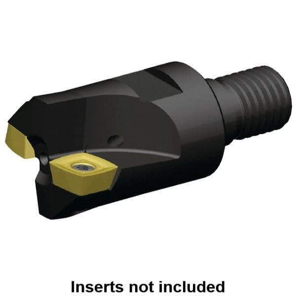 Kennametal - 1-1/2" Cutting Diam, Modular Connection Indexable Copy End Mill - 3 Inserts, XDLT1205 Insert, A7792VXD12SA1.5Z3R1.7 Toolholder - Industrial Tool & Supply