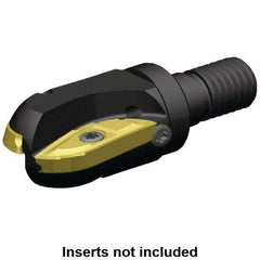Kennametal - 3/4" Cut Diam, 3/4" Max Depth of Cut, 3/4" Shank Diam, Indexable Ball Nose End Mill - M10 Modular Connection, A5505VX Toolholder, XPNT Insert - Industrial Tool & Supply