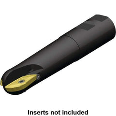 Kennametal - 1-1/2" Cut Diam, 1-1/2" Max Depth of Cut, 1-1/2" Shank Diam, 169.8mm OAL, Indexable Ball Nose End Mill - 101.5mm Head Length, Weldon Shank, 5505 Toolholder, XPNT121254RF Insert - Industrial Tool & Supply