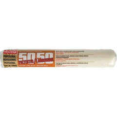 Wooster Brush - 3/4" Nap, 18" Wide Paint Roller - Semi-Rough to Rough Texture, Wool/Poly Blend - Industrial Tool & Supply