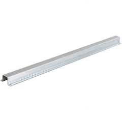 Steel King - 3" Wide, 1 High, Open Shelving Accessory/Component - Steel, Galvanized Finish, 48" Long, Use with Pallet Racks - Industrial Tool & Supply