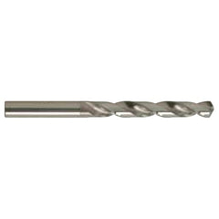 2.1 mm Dia. × 2.1 mm Shank × 24 mm Flute Length × 49 mm OAL, 118°, Bright, Solid Carbide Drill